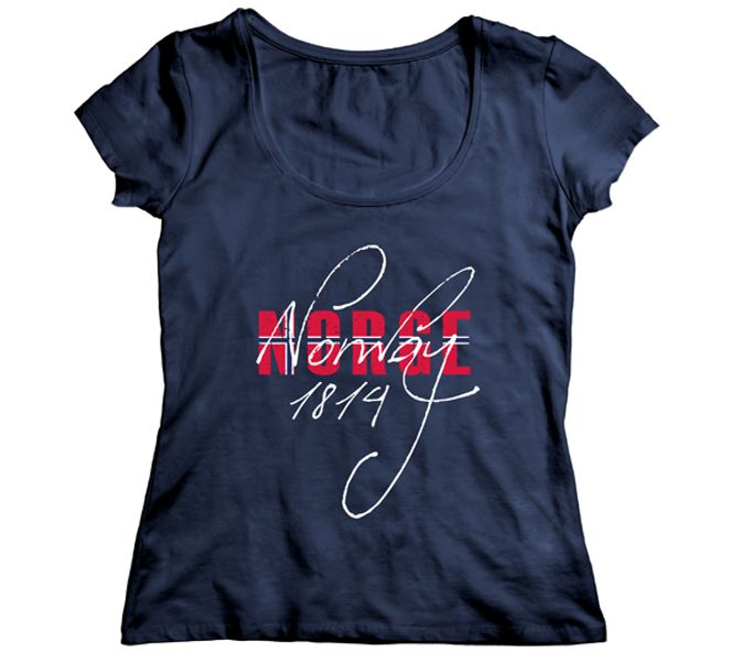 Main Image T-shirt, Norge, blue