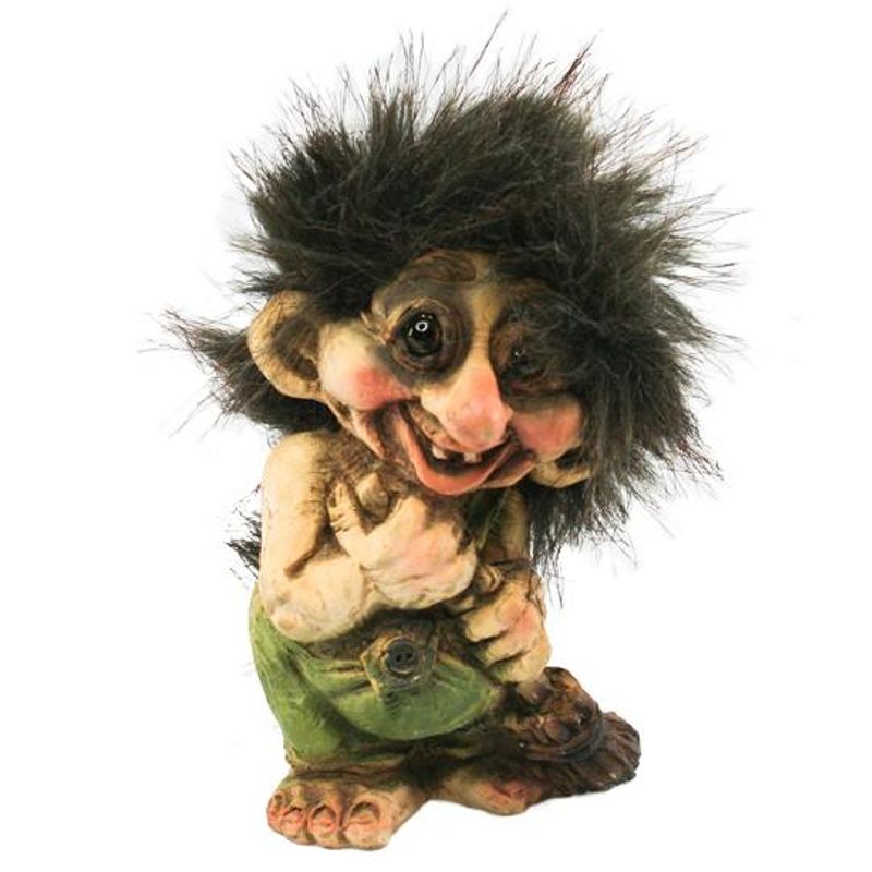 Troll with broomstick (Troll # 003)