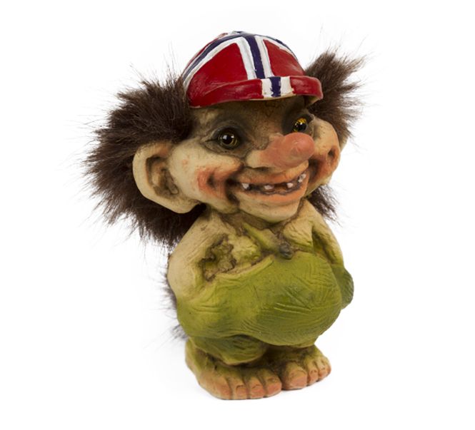 Main Image Troll with Norwegian cap(Troll # 092)