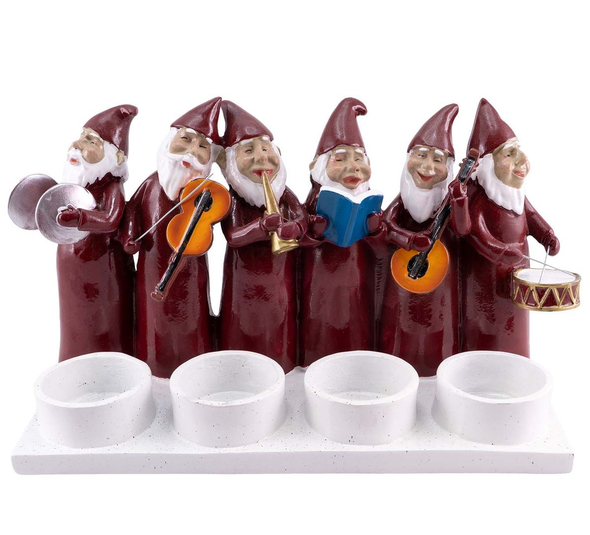 Santa orchestra with tealight holder, Harvesttime