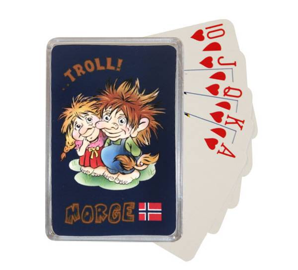Main Image Kortstokk, med to troll
