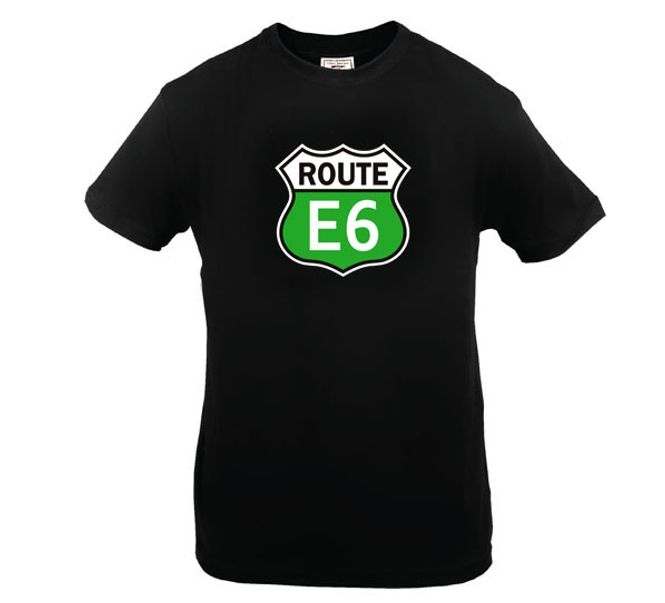 Main Image T-shirt 'Route E6' black