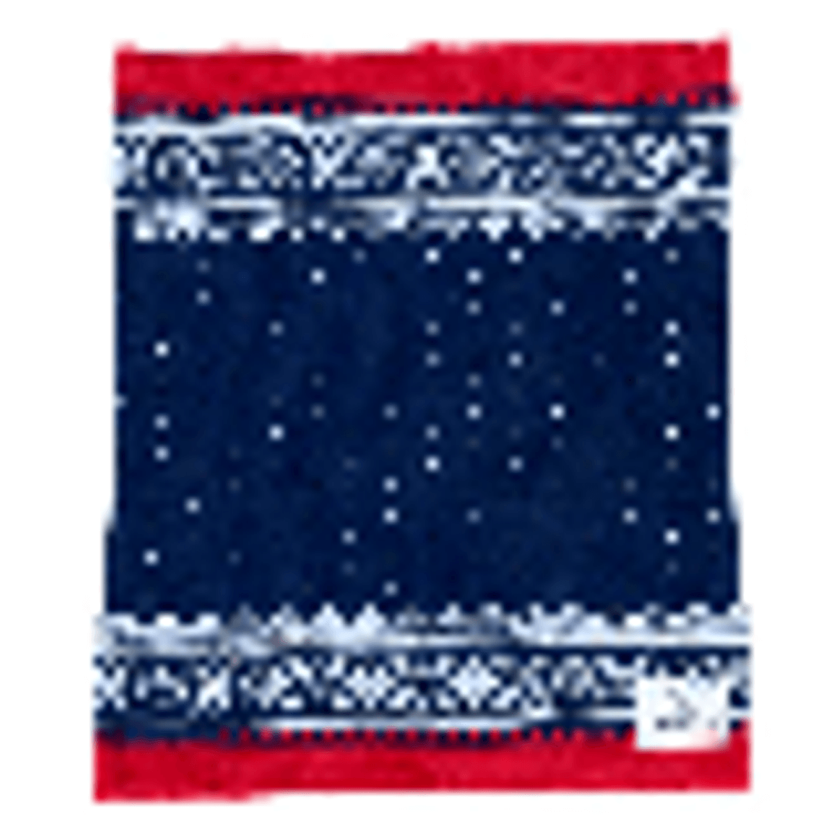 Neack gaiter with MARIUS® pattern, blue, merinowool