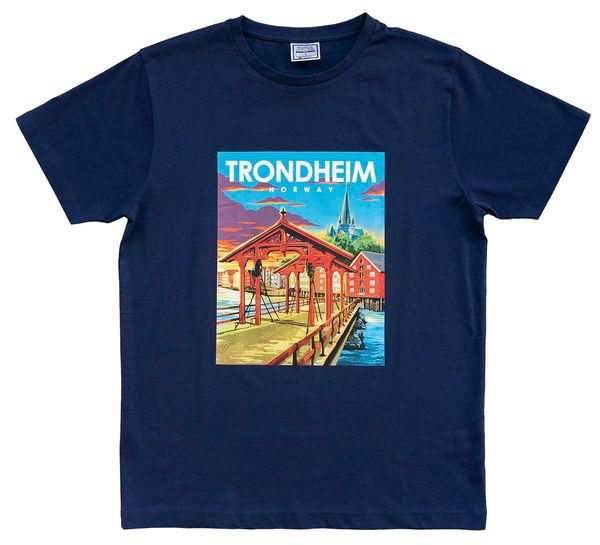 Image of T-shirt, Trondheim, retro