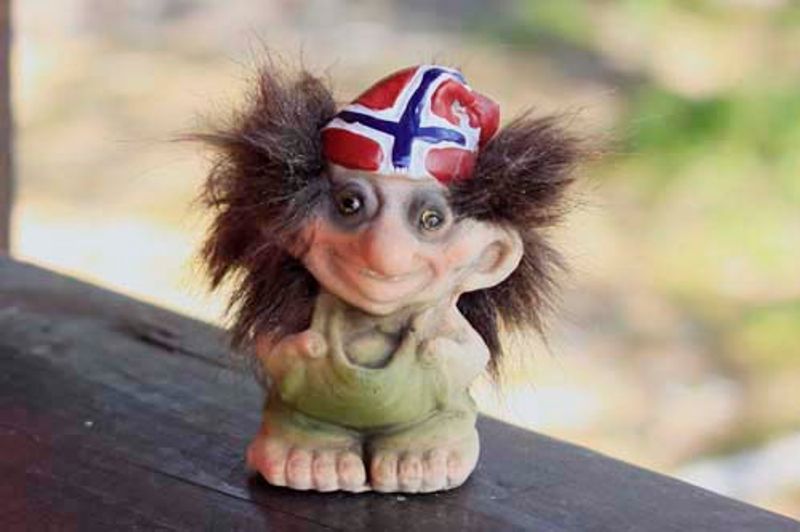 Troll with Norwegian hat(Troll # 091)