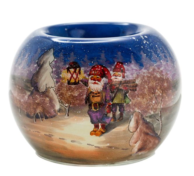 Main Image Tealight holder, Santa with lantern