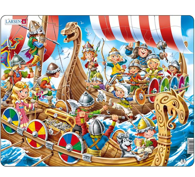 Main Image Puzzle, Viking children, 30 pieces