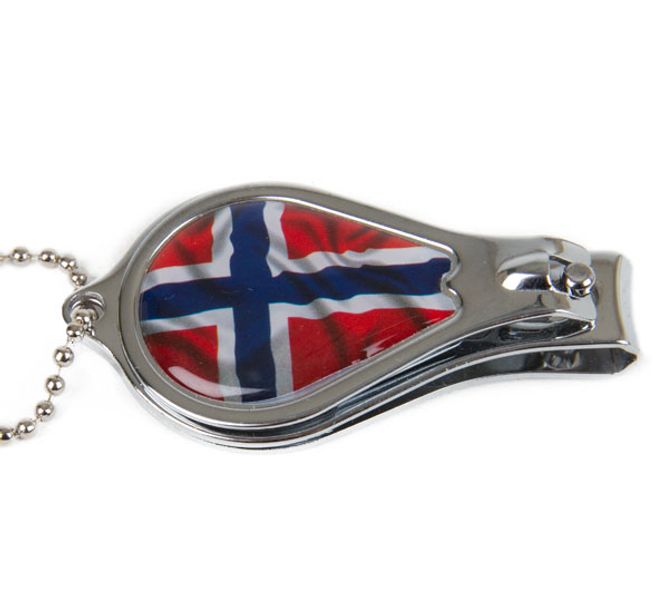 Main Image Nail clipper / bottle opener with Norwegian flag