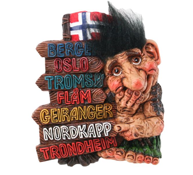 Main Image Magnet, troll with destination signs