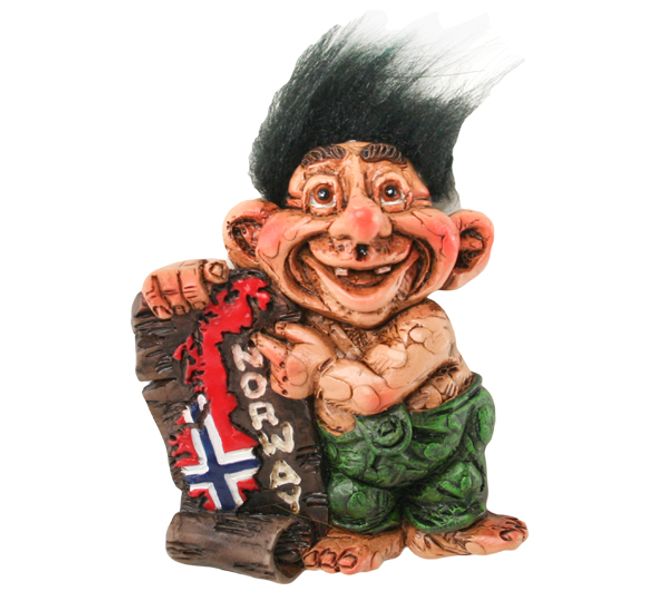 Main Image Magnet, troll with Norway map