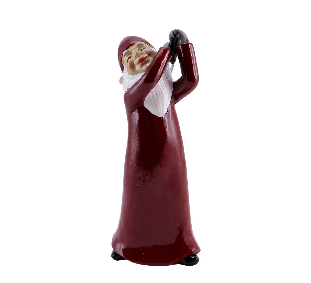 Golfer, santa swinging, Harvesttime