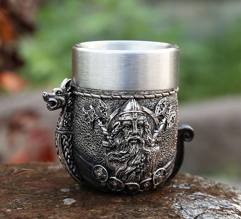 Viking shot glass