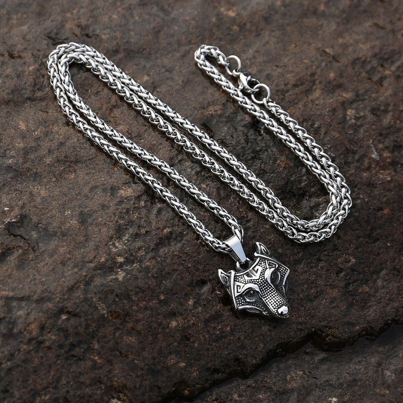 Viking jewelry, Fenrir wolf, small