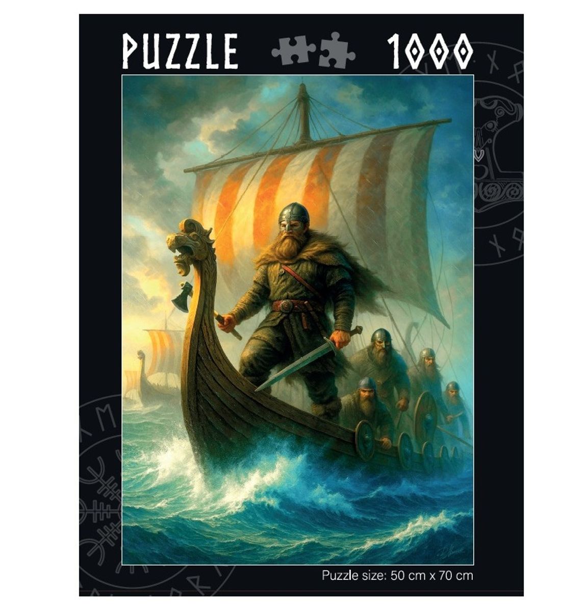 Puzzle, Viking raid, 1000 pieces