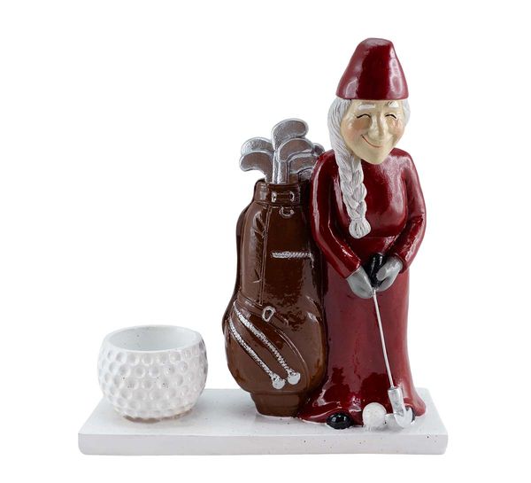 Main Image Golfer, santa's wife with a tealight, Harvesttime