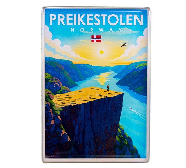 Main Image Magnet, Preikestolen, retro