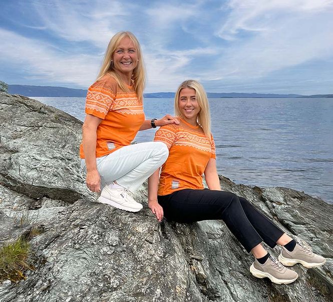 Main Image T-shirt, MARIUS® pattern, orange