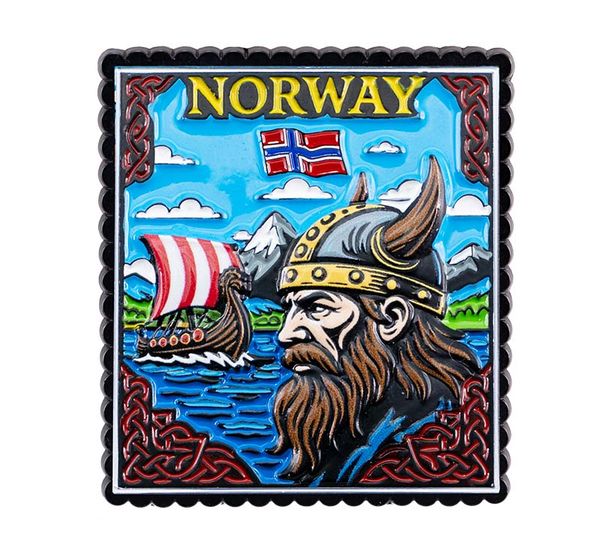 Main Image Magnet, Viking, black frame