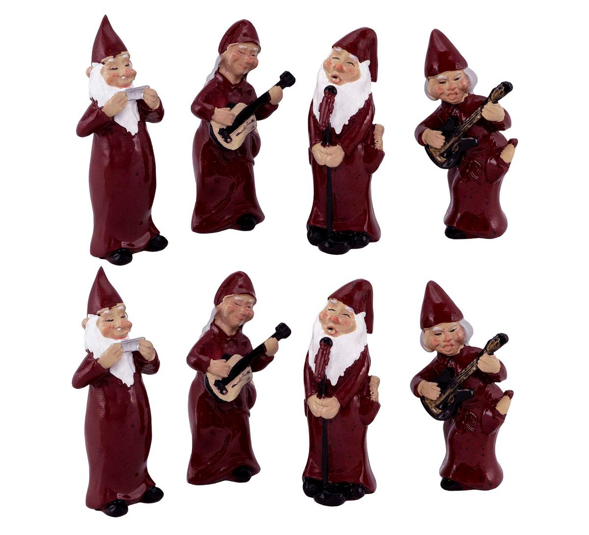 Santas playing together, 8 pcs, Harvesttime