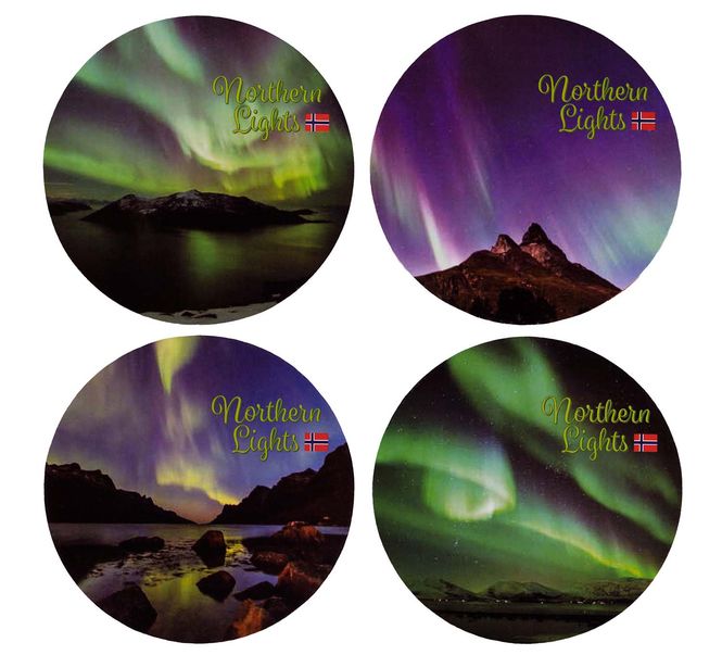 Main Image Coasters, Northern lights