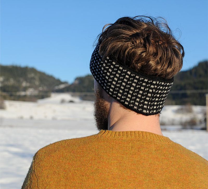 Headband Islender, black/white