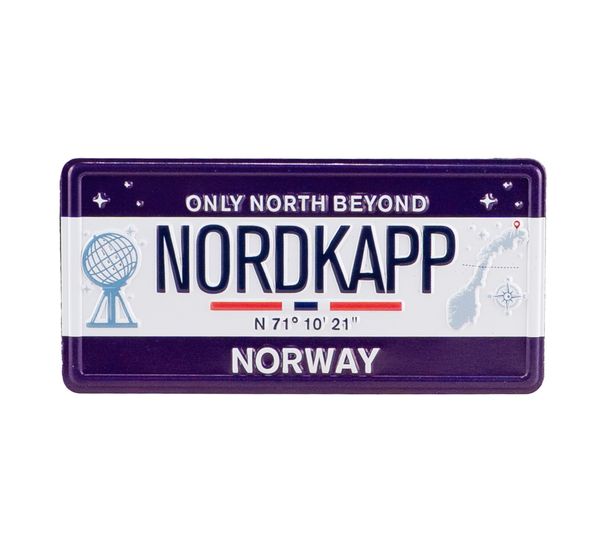 Main Image Magnet, license plate, Nordkapp